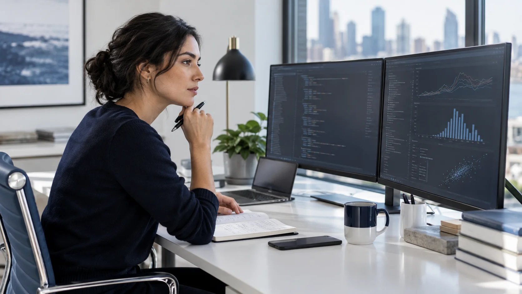 AI engineer preparing a model evaluation experiment